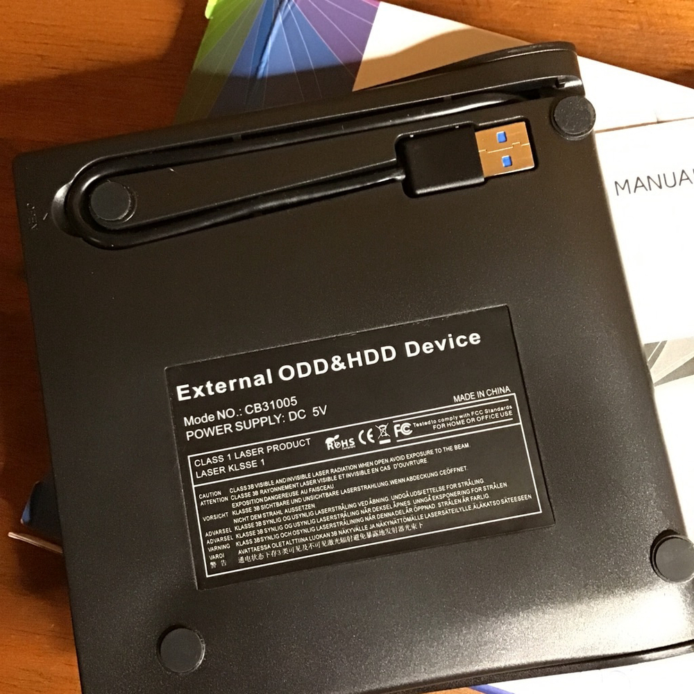 NEW MMUSC External ODD&HDD Device Black Silver - Picture 7 of 8